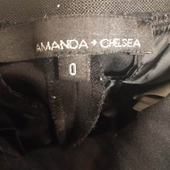 Amanda + Chelsea Contemporary Fit Black Slacks - Picture 6 of 7